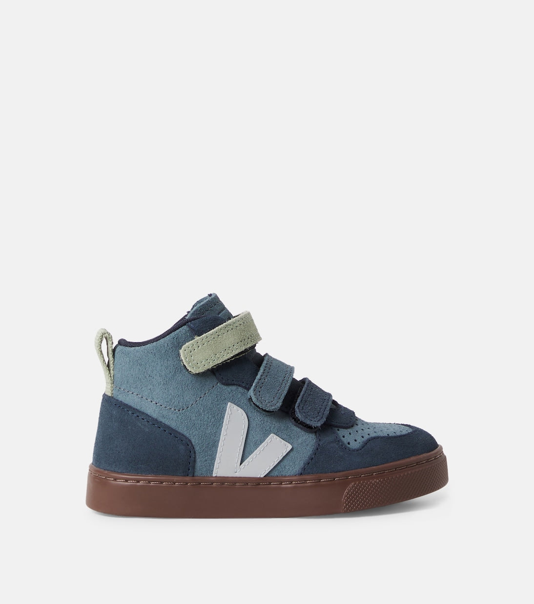 Veja Kids - V-10 suede high-top sneakers