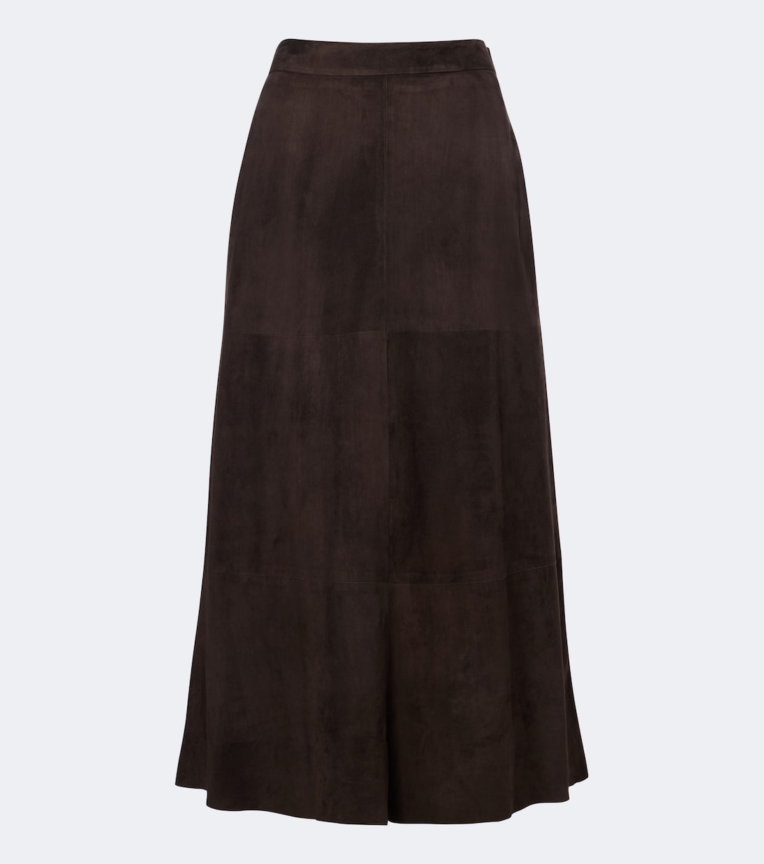 'S Max Mara - Suede midi skirt