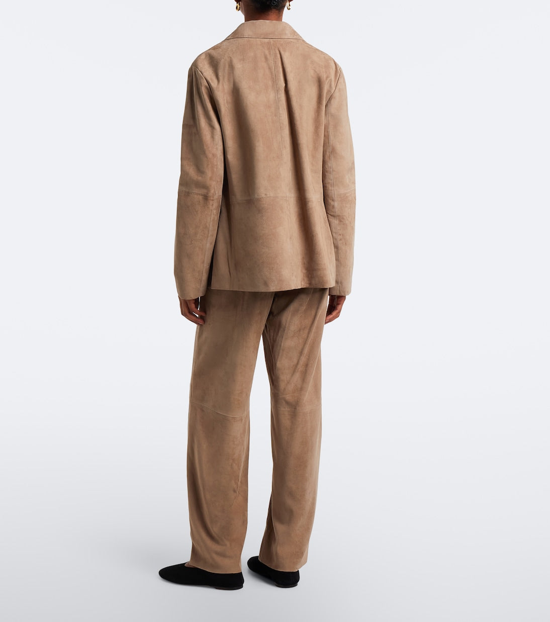 'S Max Mara - Suede wide-leg pants