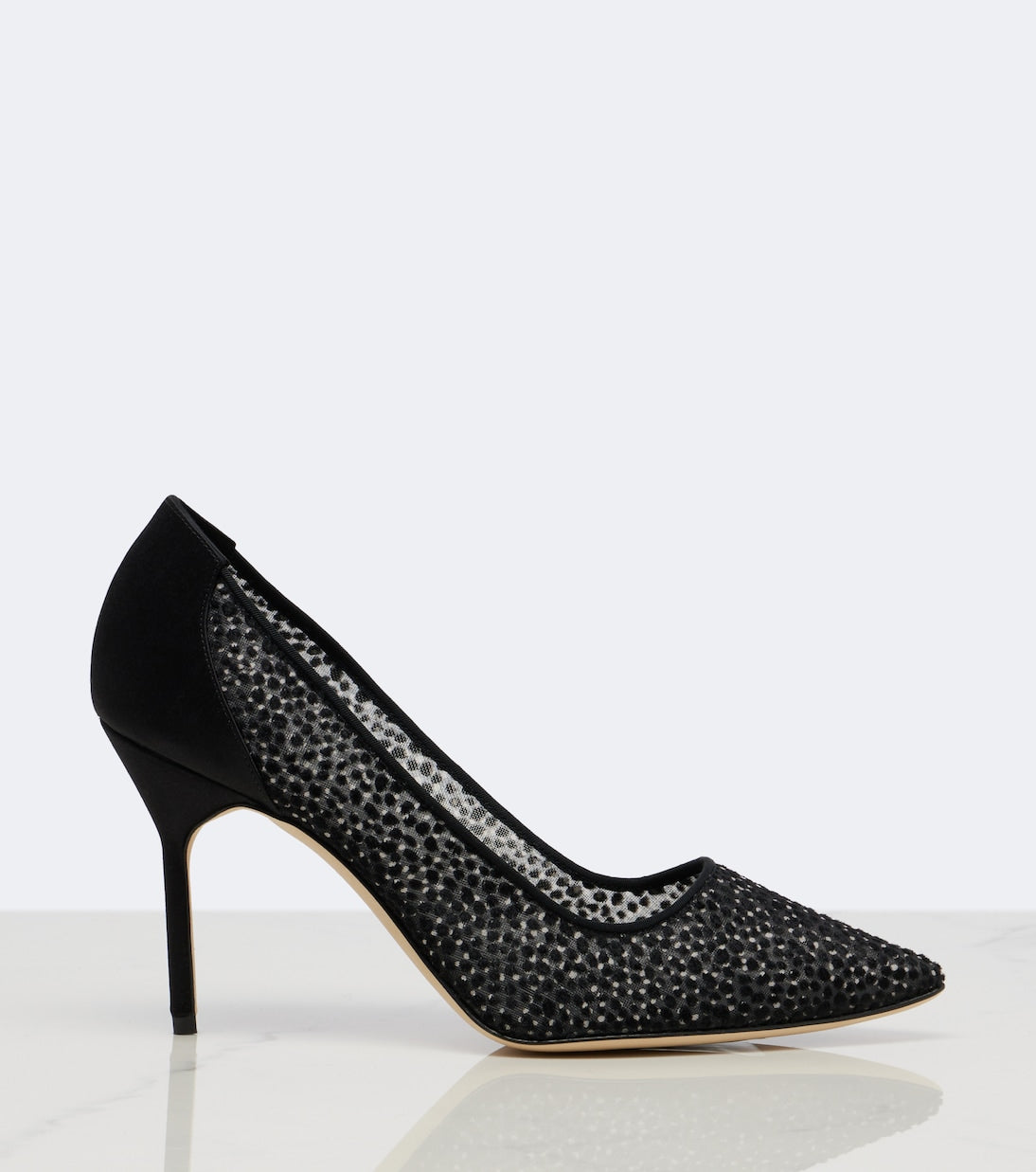 Manolo Blahnik - Bbla mesh pumps