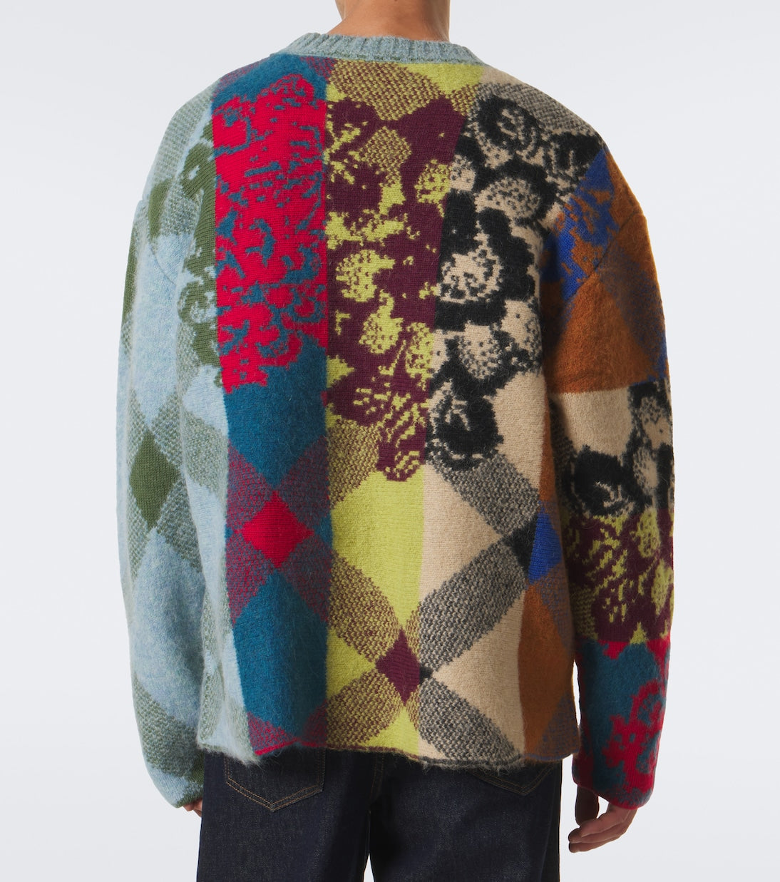 Dries Van Noten - Patchwork wool and alpaca-blend sweater