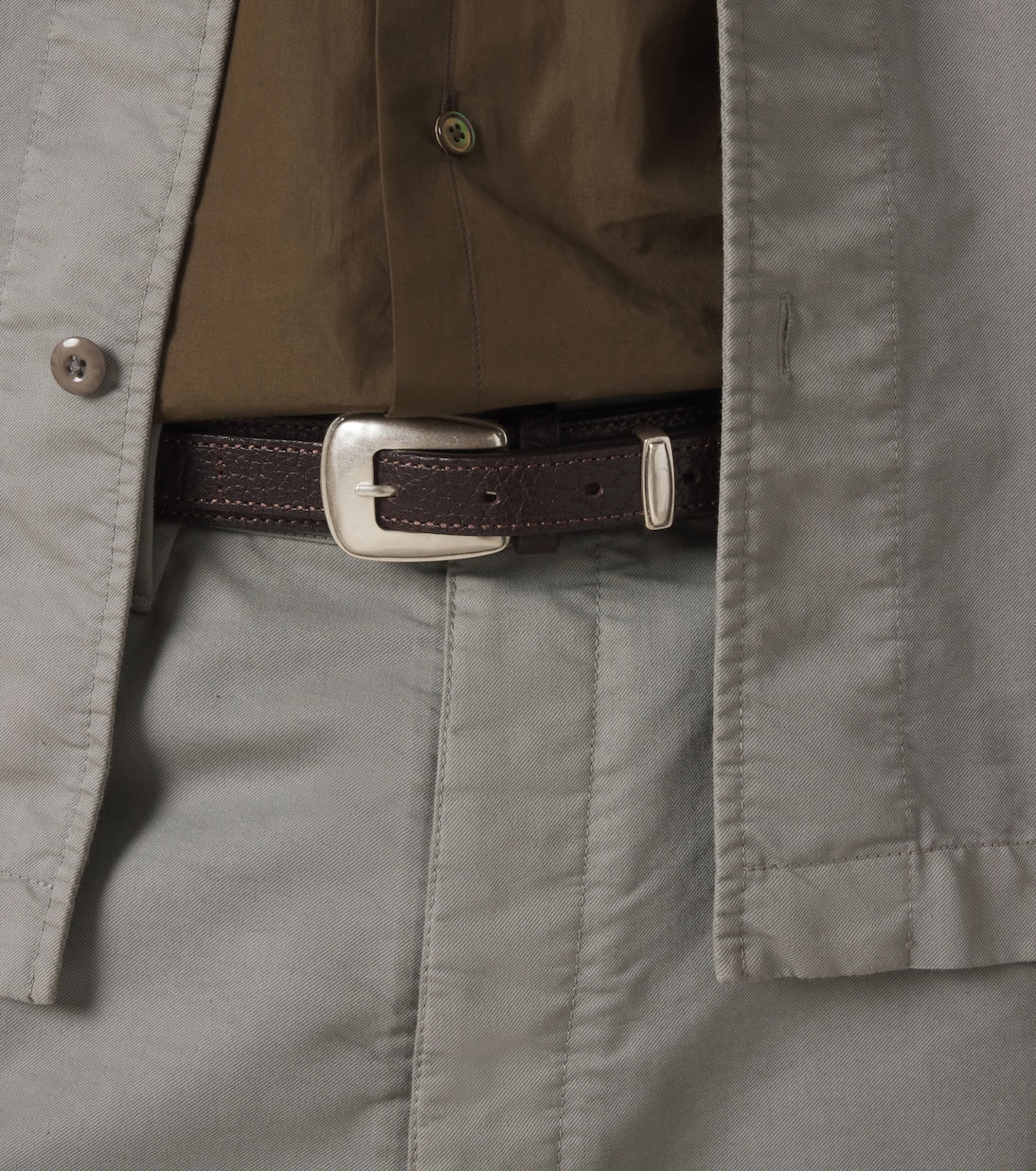 Lemaire - Leather belt