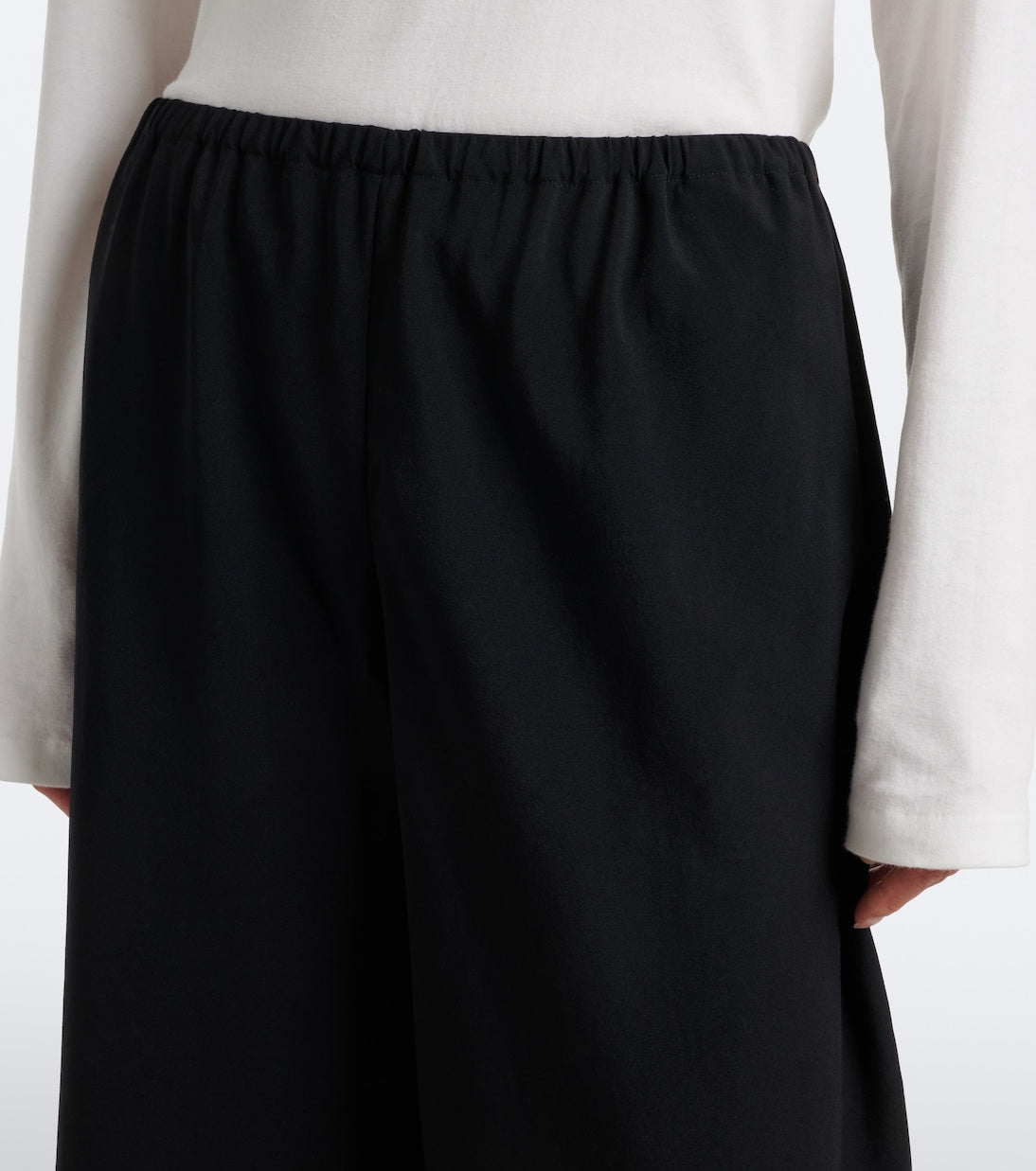 The Row - Cosmo cropped wool wide-leg pants
