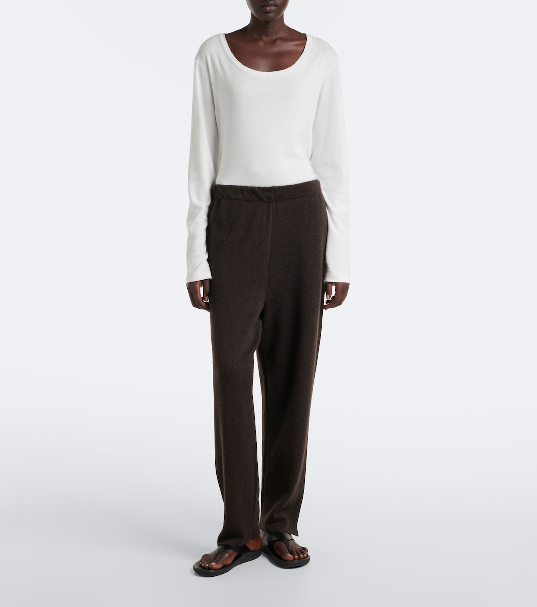 The Row - Parvi cashmere wide-leg pants