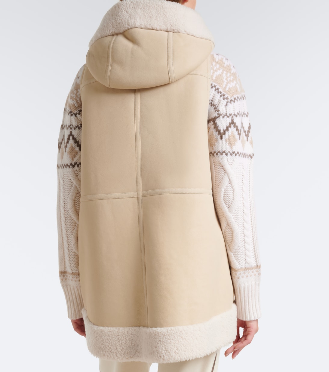 Bogner - Lonal shearling-trimmed suede ski vest