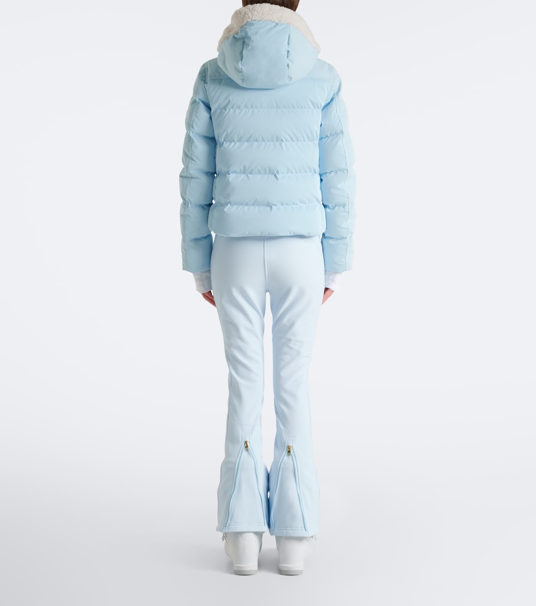 Bogner - Minud shearling-trimmed down ski jacket