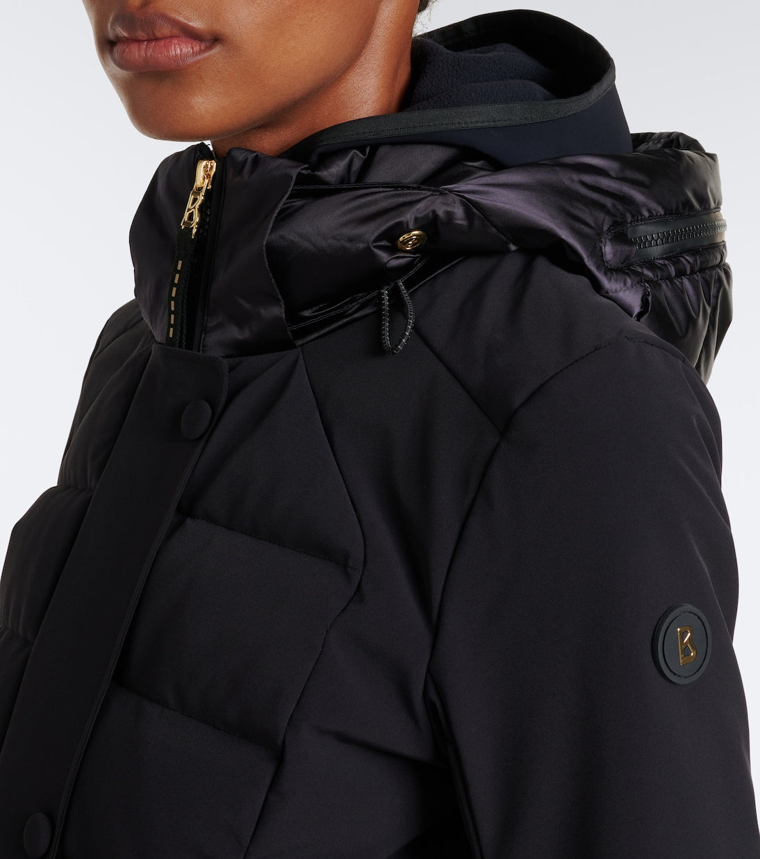 Bogner - Elva hooded belted ski jacket