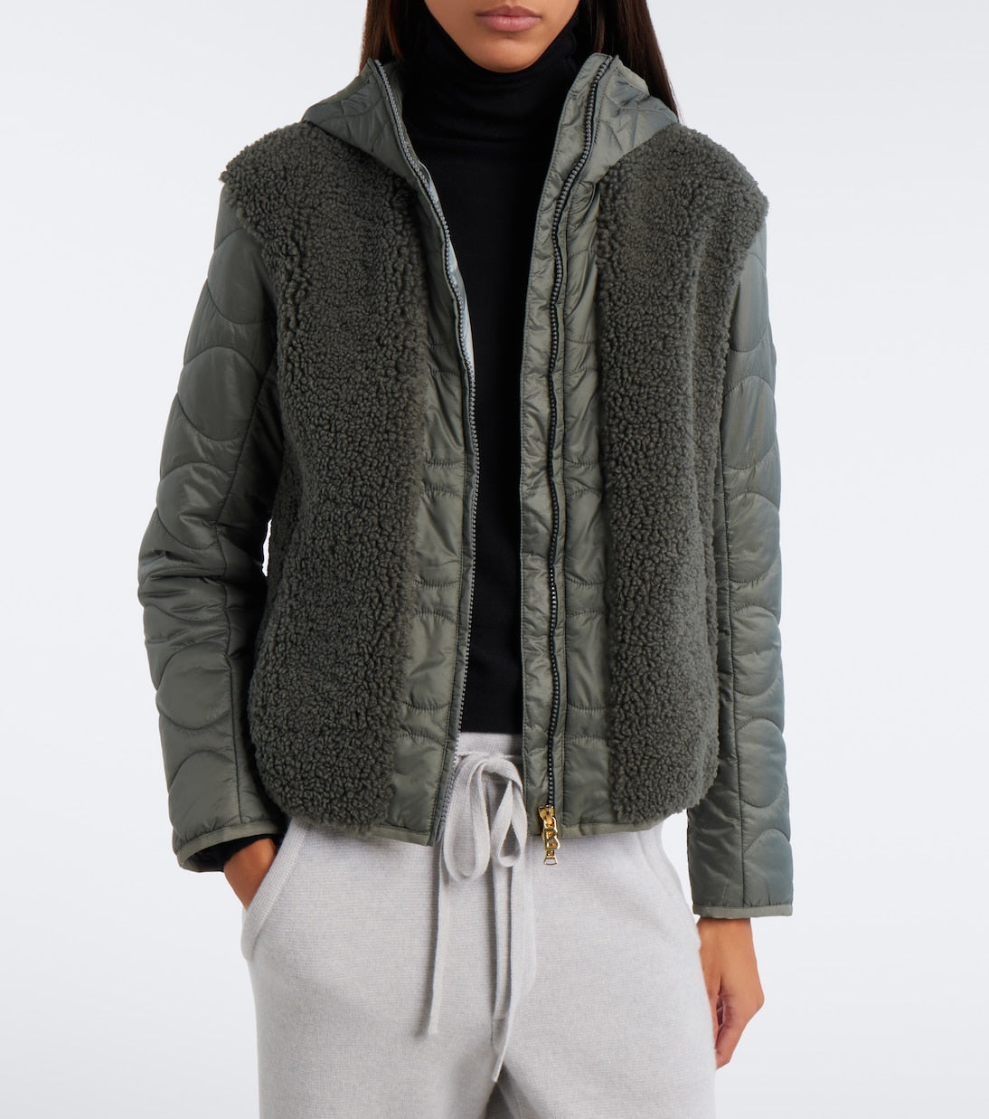 Bogner - Bibi teddy-trimmed quilted ski jacket