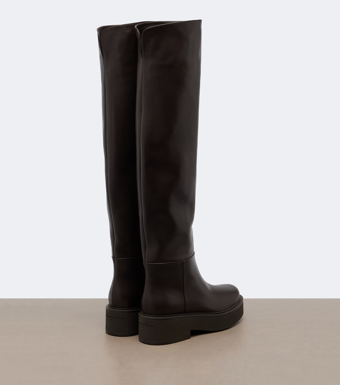 Gianvito Rossi - Hiro leather over-the-knee boots