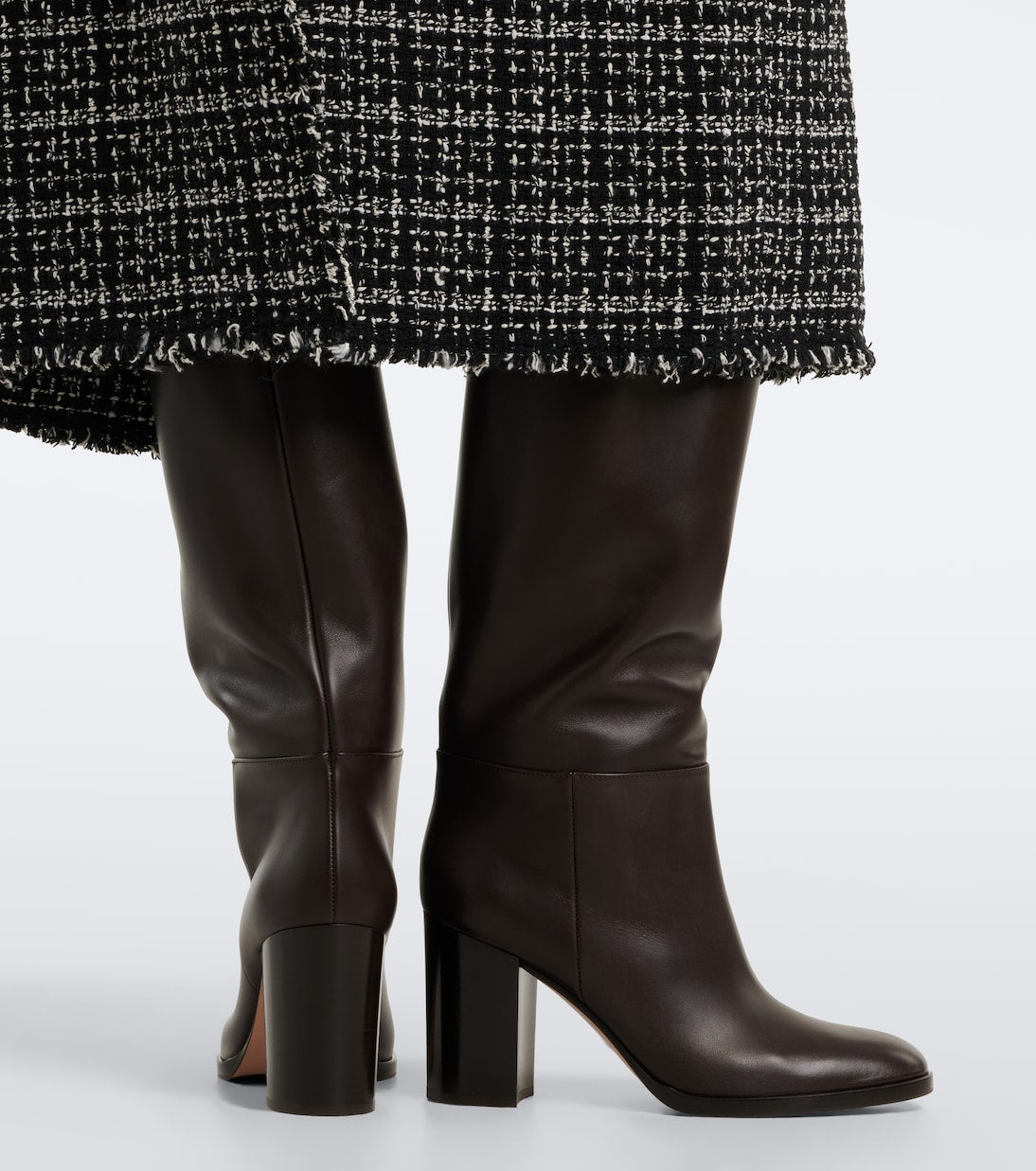 Gianvito Rossi - Leather over-the-knee boots