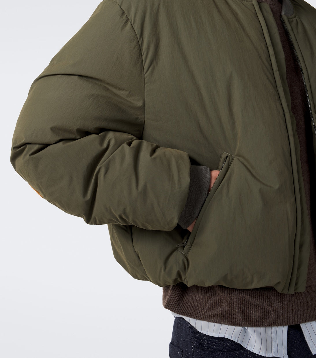 Acne Studios - Cotton-blend poplin down bomber jacket
