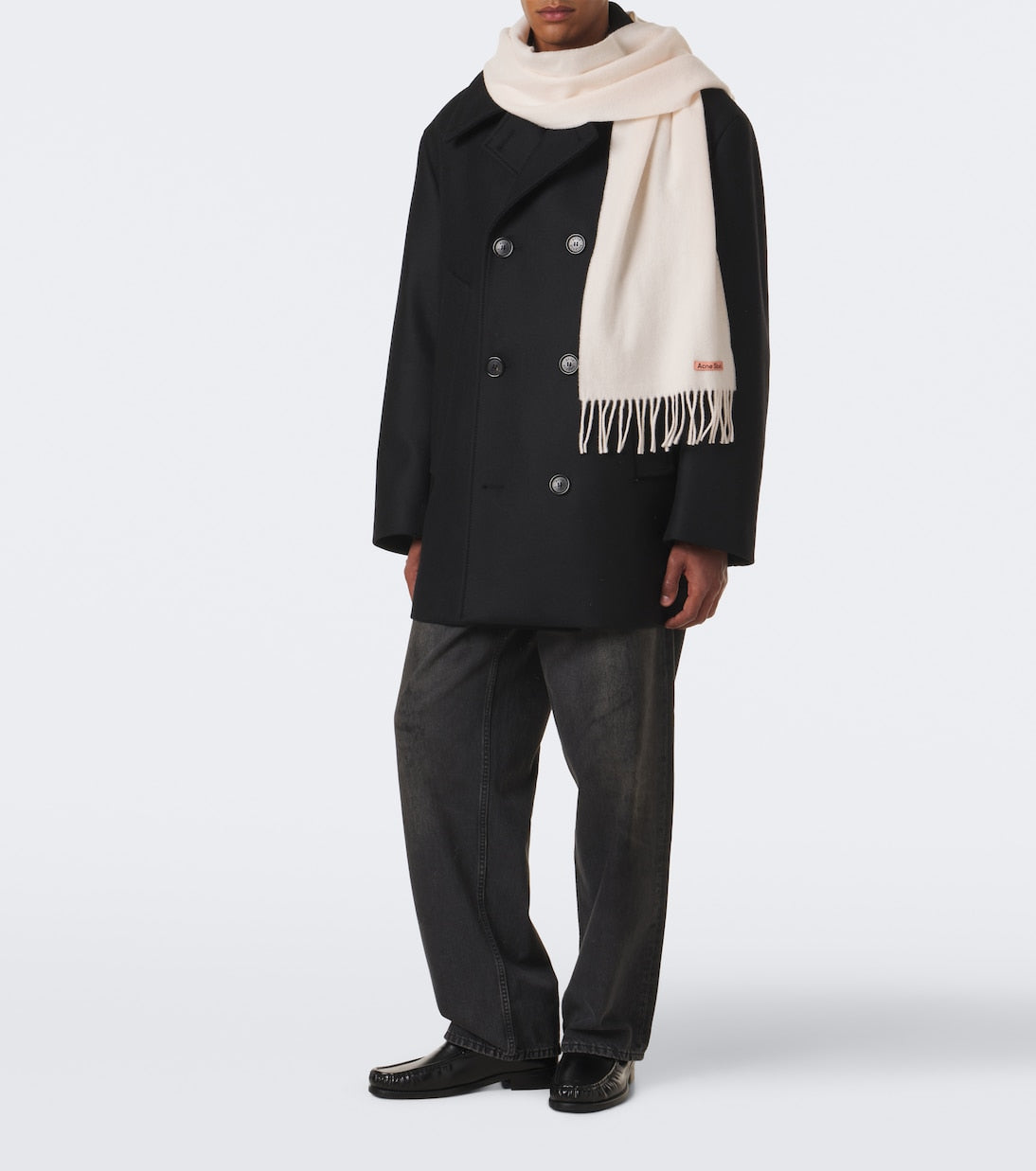 Acne Studios - Fringed wool scarf