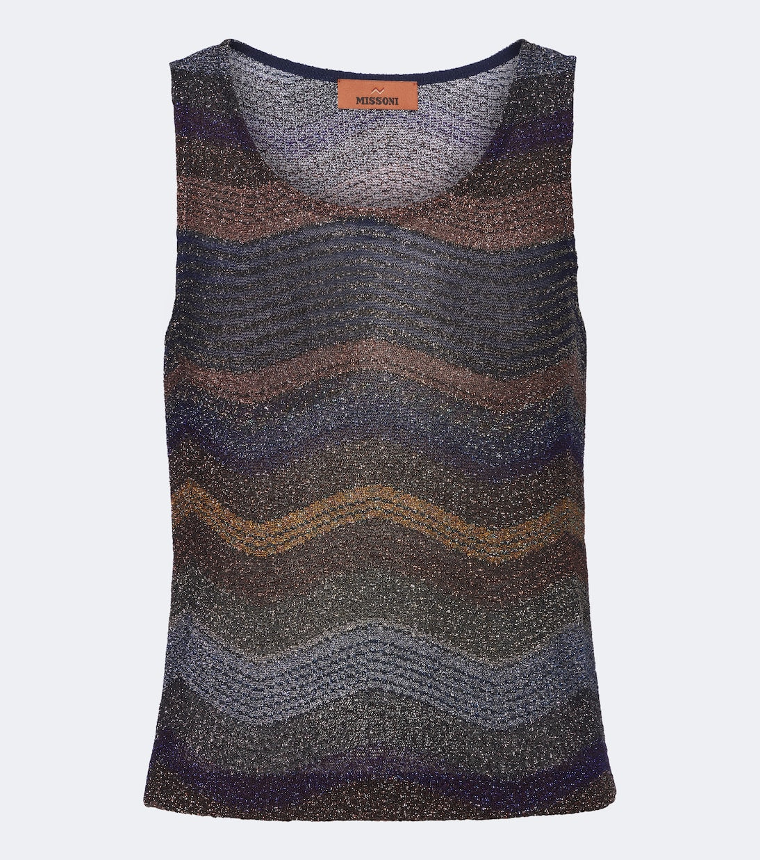 Missoni - Wave lamé top