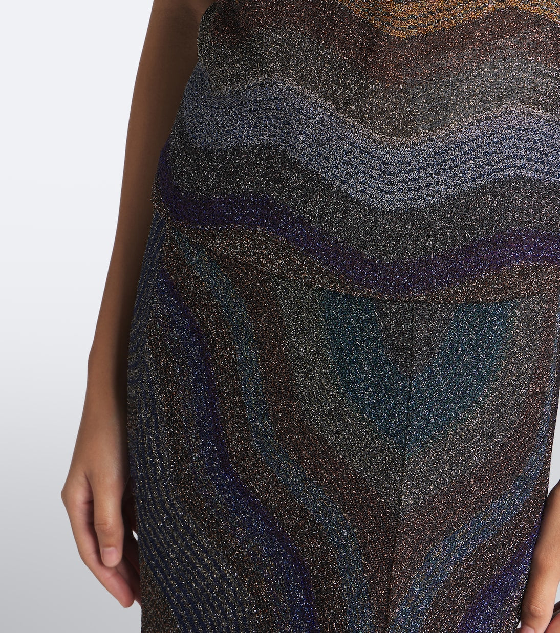 Missoni - Wave lamé top