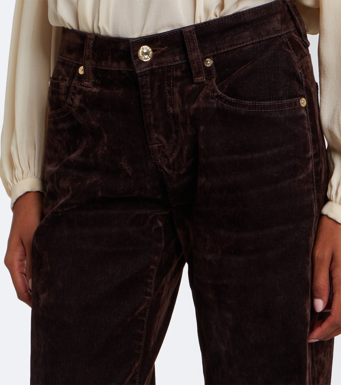 7 For All Mankind - Low-rise straight jeans