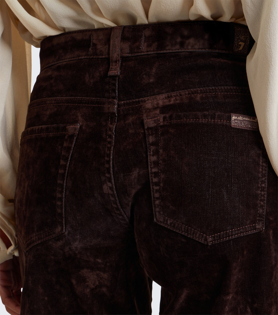 7 For All Mankind - Low-rise straight jeans