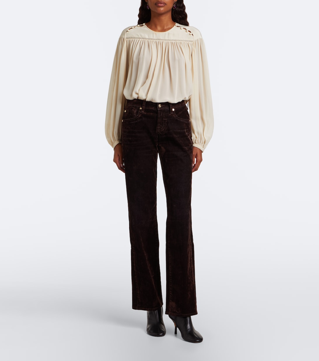 7 For All Mankind - Low-rise straight jeans