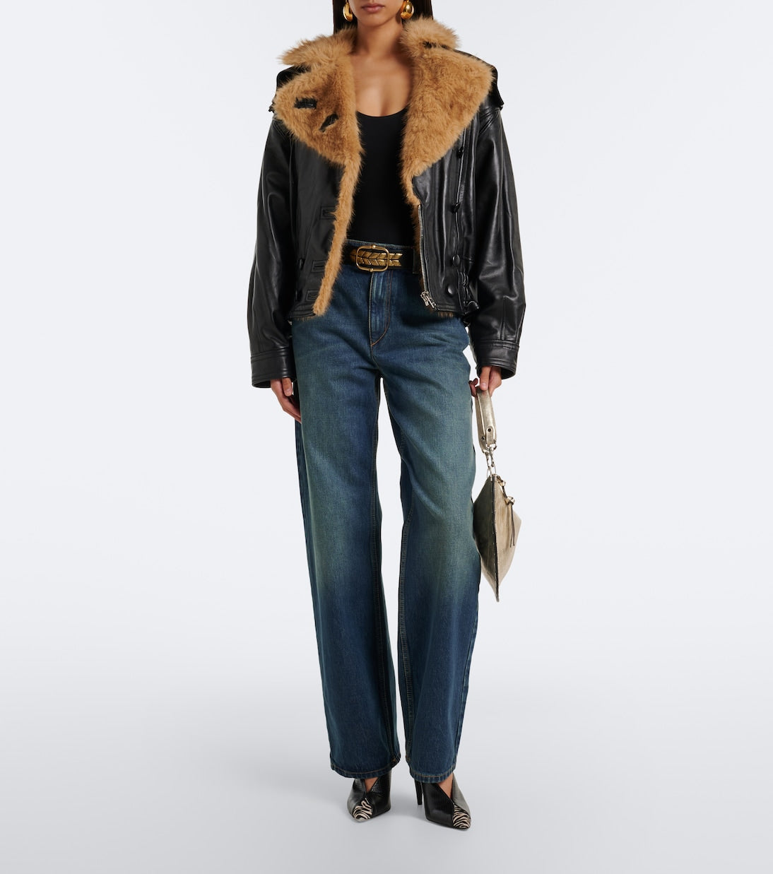 Isabel Marant - Oskan Soft Medium leather shoulder bag