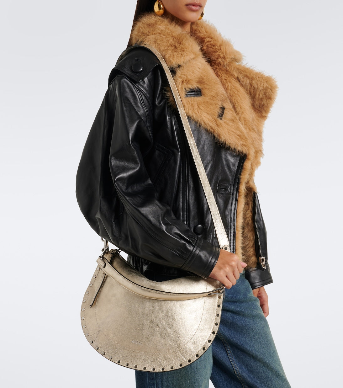 Isabel Marant - Oskan Soft Medium leather shoulder bag