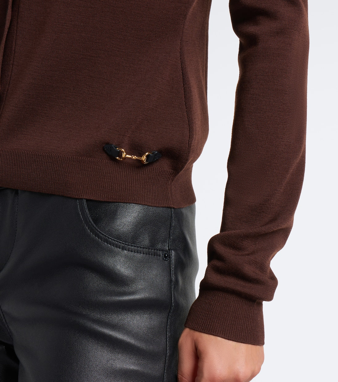 Gucci - Horsebit wool cardigan