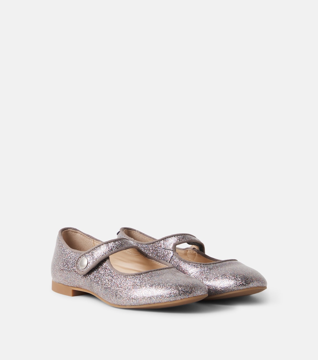 Pom d'Api - Daisy Baby glitter Mary Jane flats