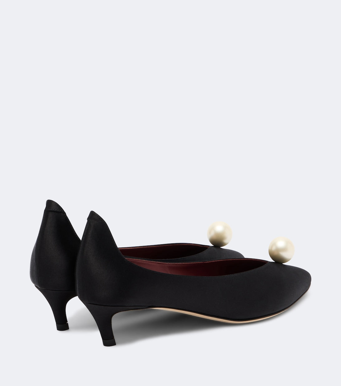 Magda Butrym - Embellished satin pumps