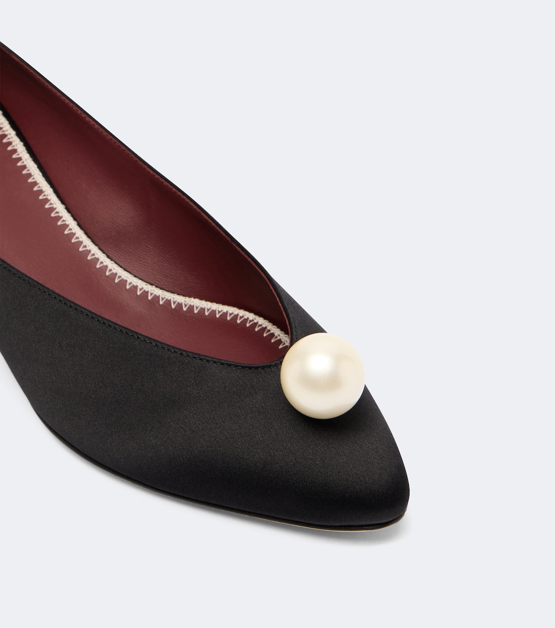 Magda Butrym - Embellished satin pumps