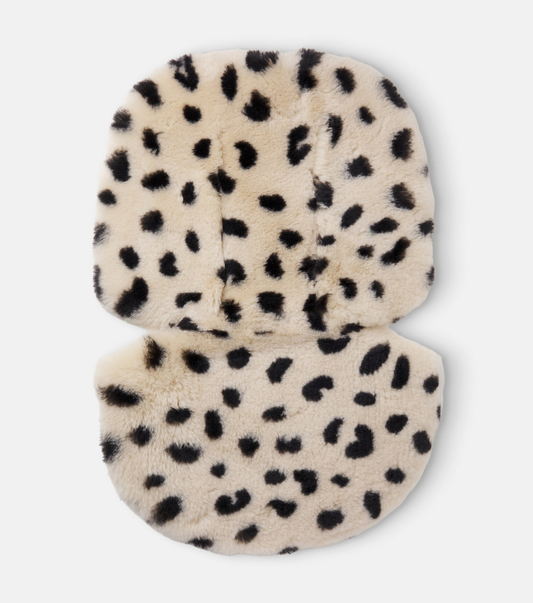 Binibamba - Baby Snuggler® leopard-print shearling stroller liner