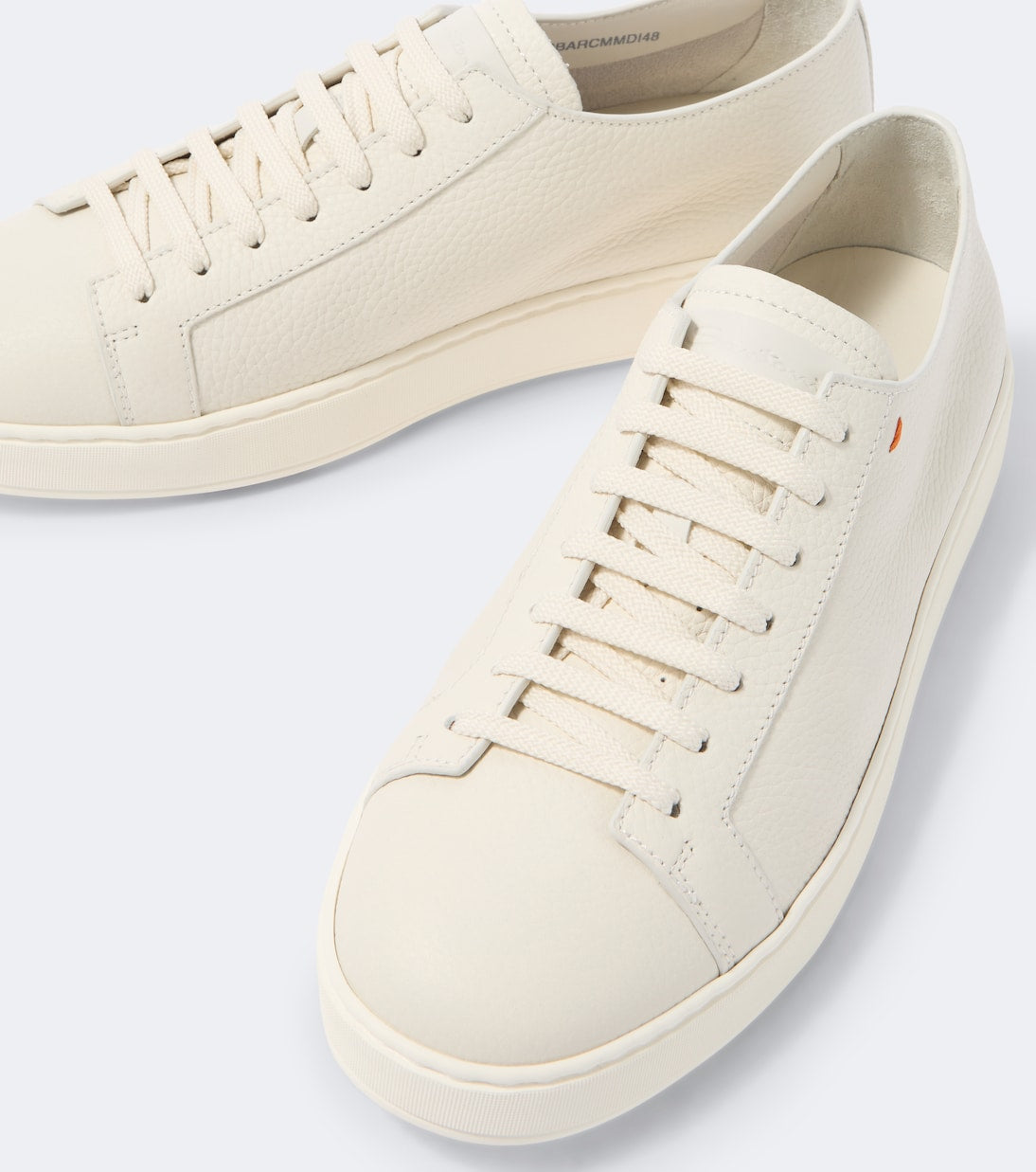 Santoni - Leather sneakers