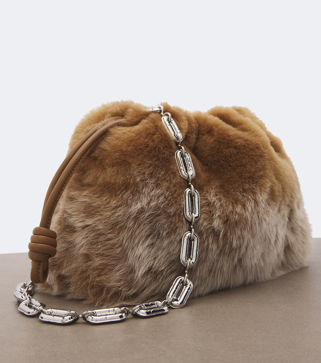 Loewe - Flamenco Medium shearling pouch