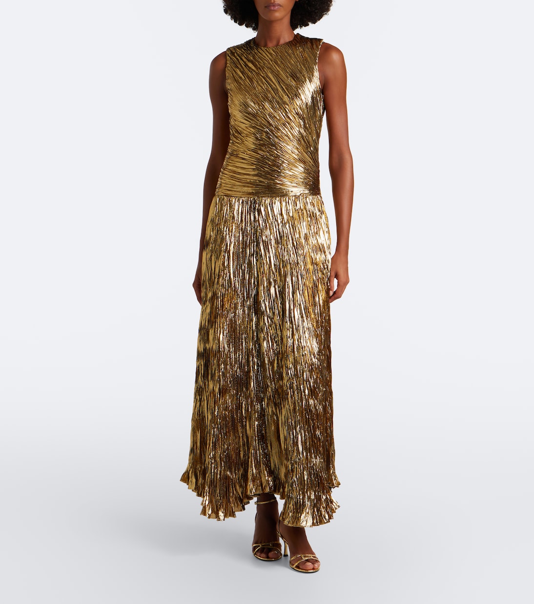 Ulla Johnson - Eugenia pleated lamé gown