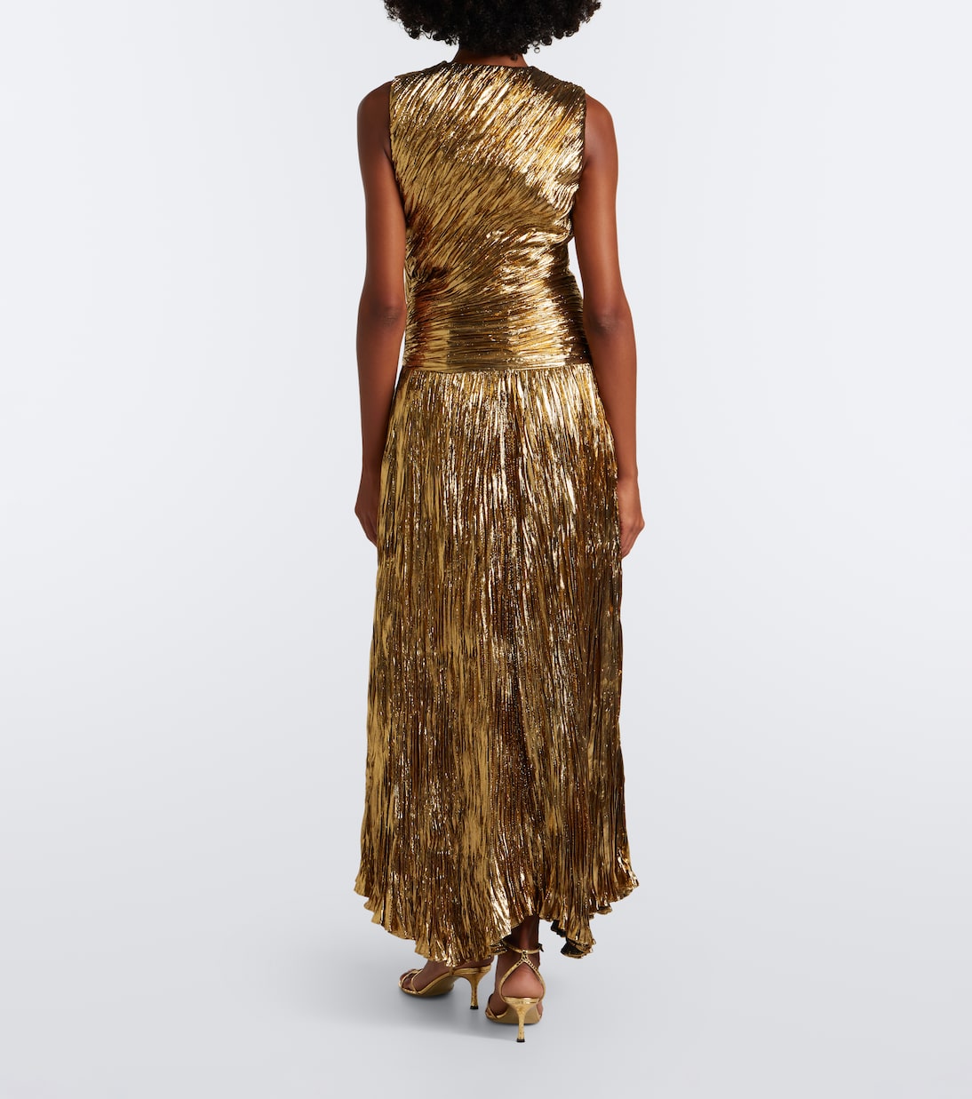Ulla Johnson - Eugenia pleated lamé gown