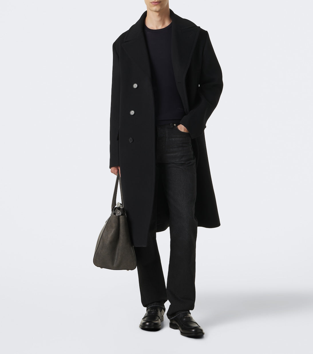 Fendi - Double-breasted wool coat