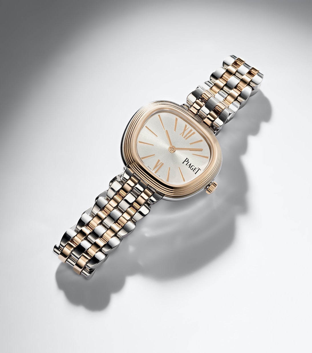 Piaget - Sixtie 18kt rose gold and stainless steel watch