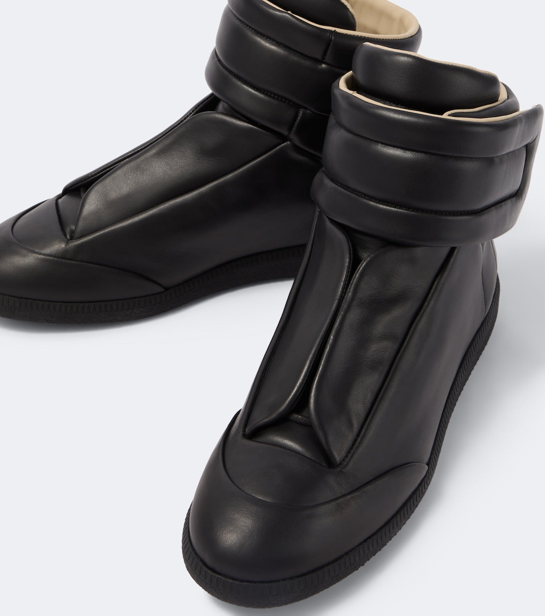 Maison Margiela - Future leather high-top sneakers