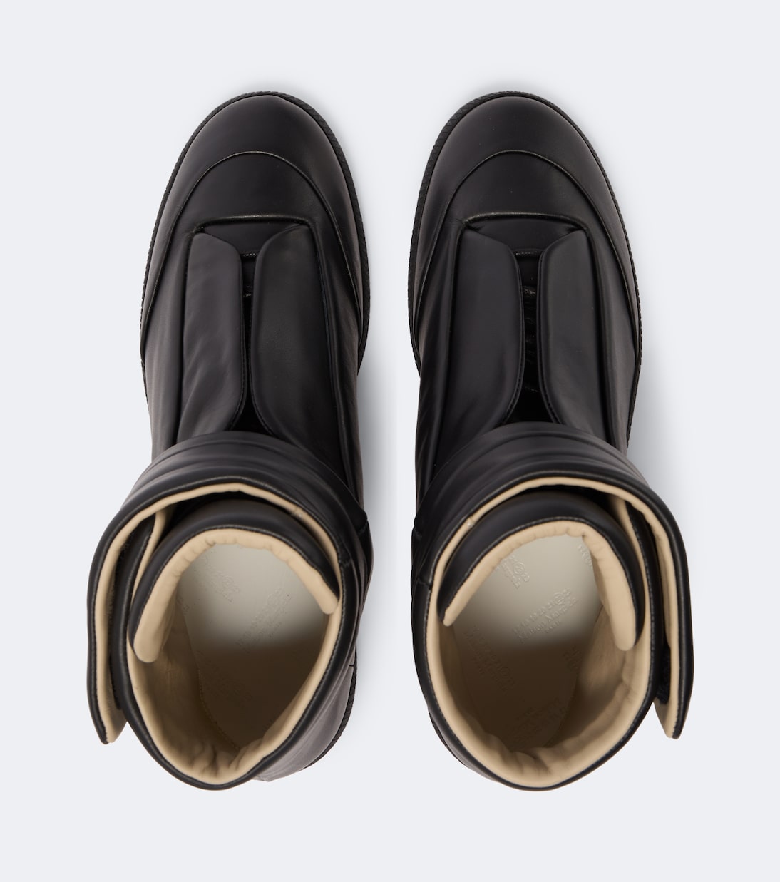 Maison Margiela - Future leather high-top sneakers