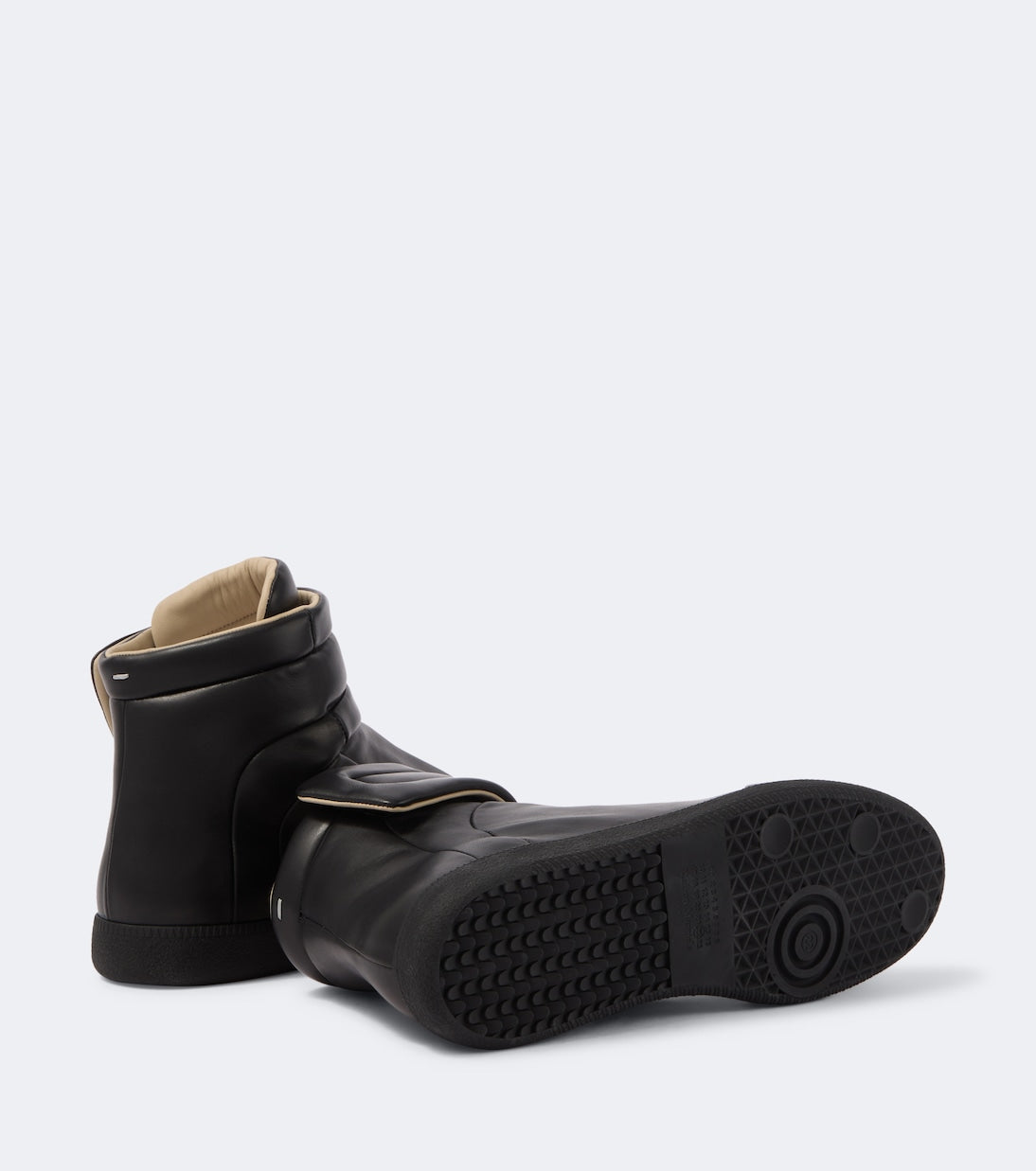 Maison Margiela - Future leather high-top sneakers
