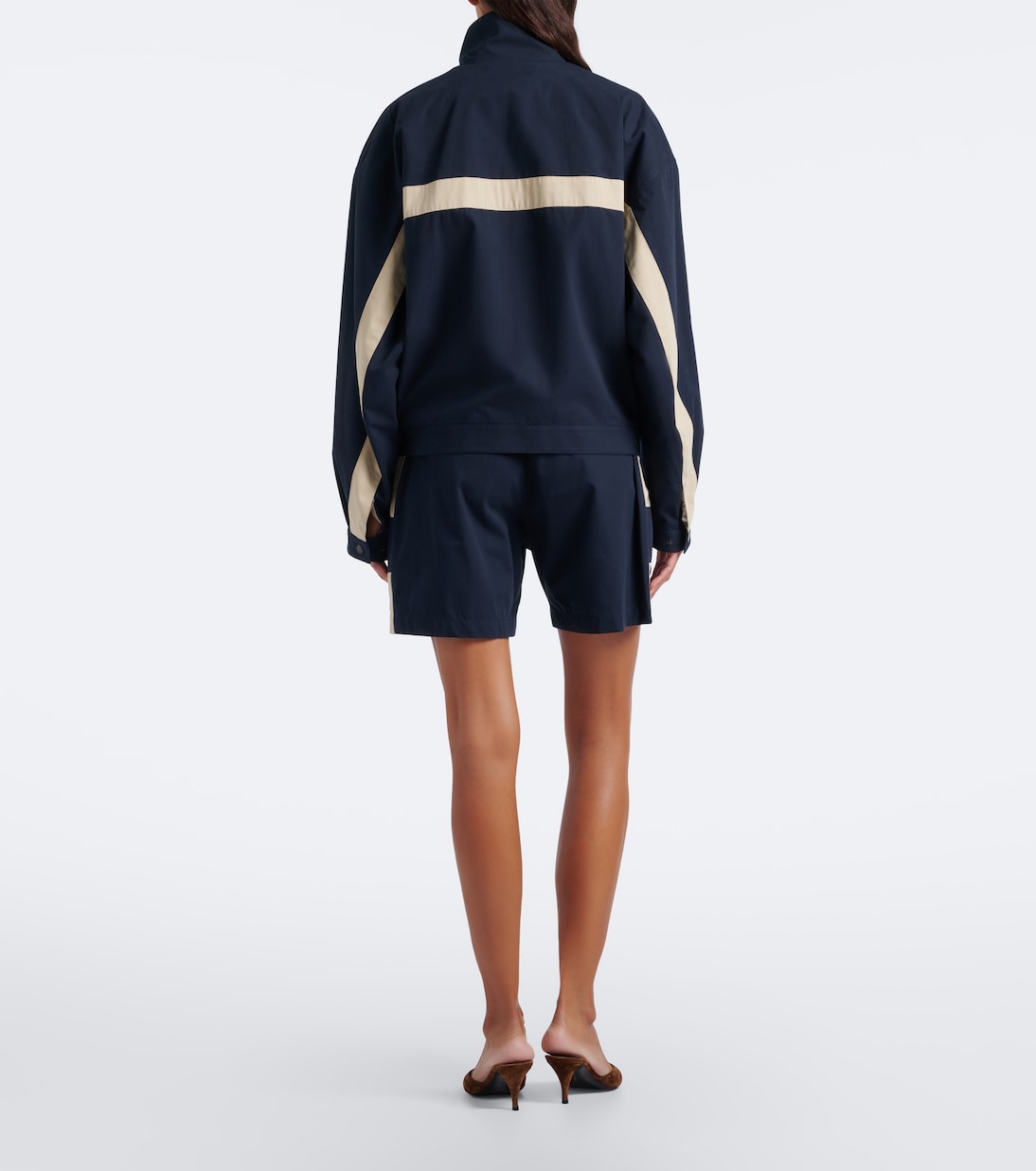 Saint Laurent - Cassandre cotton shorts