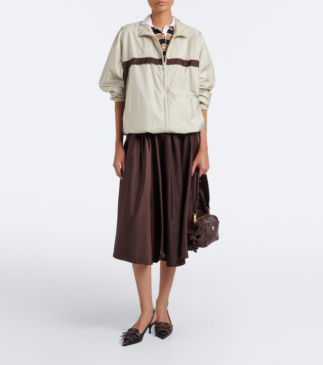 Prada - Prada Explore Small leather shoulder bag