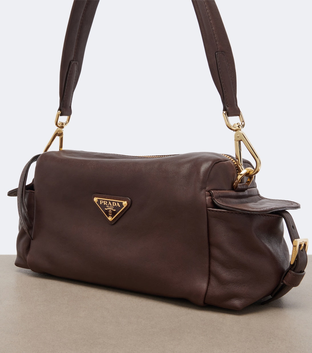 Prada - Prada Explore Small leather shoulder bag