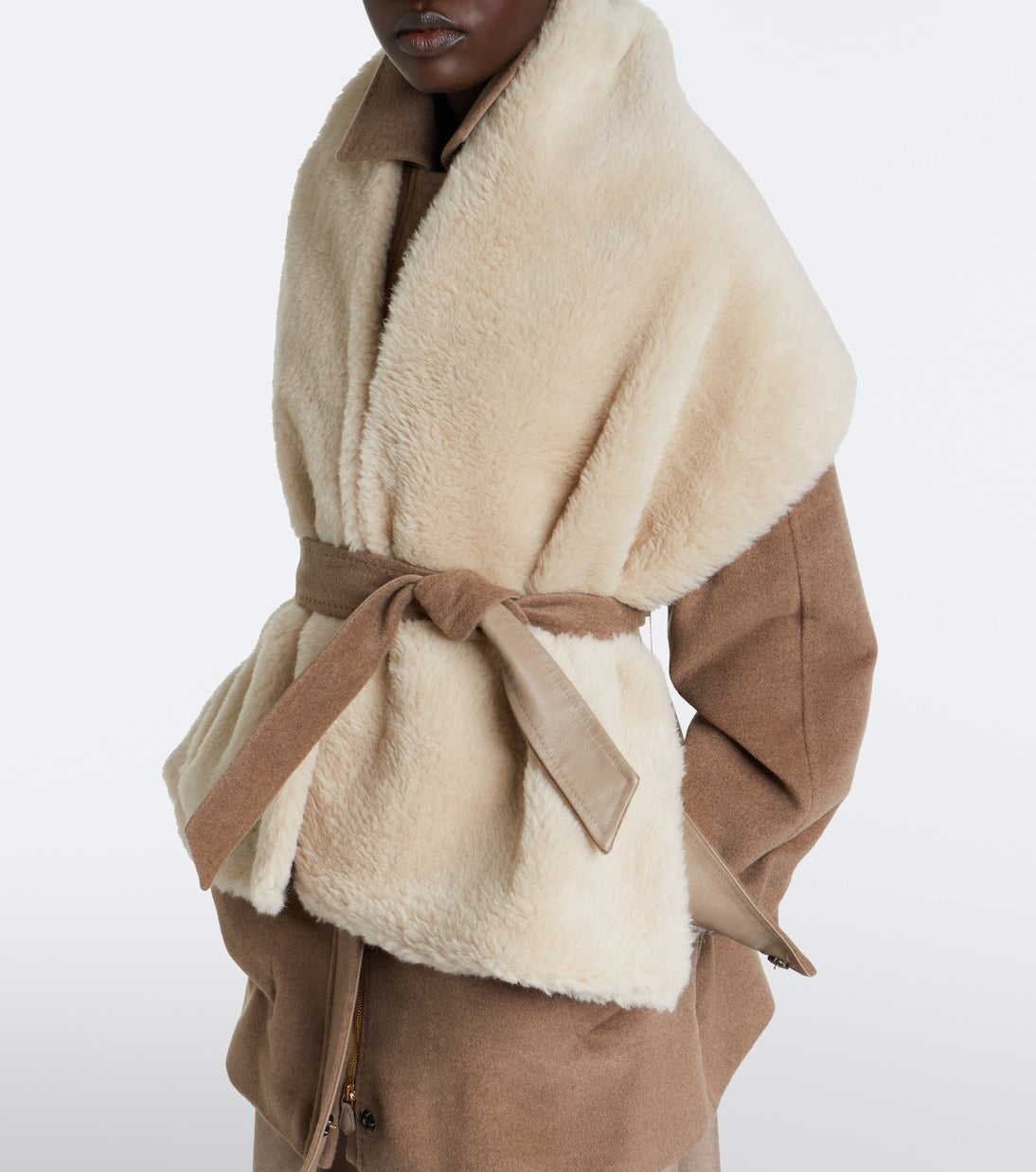 Max Mara - Shearling scarf