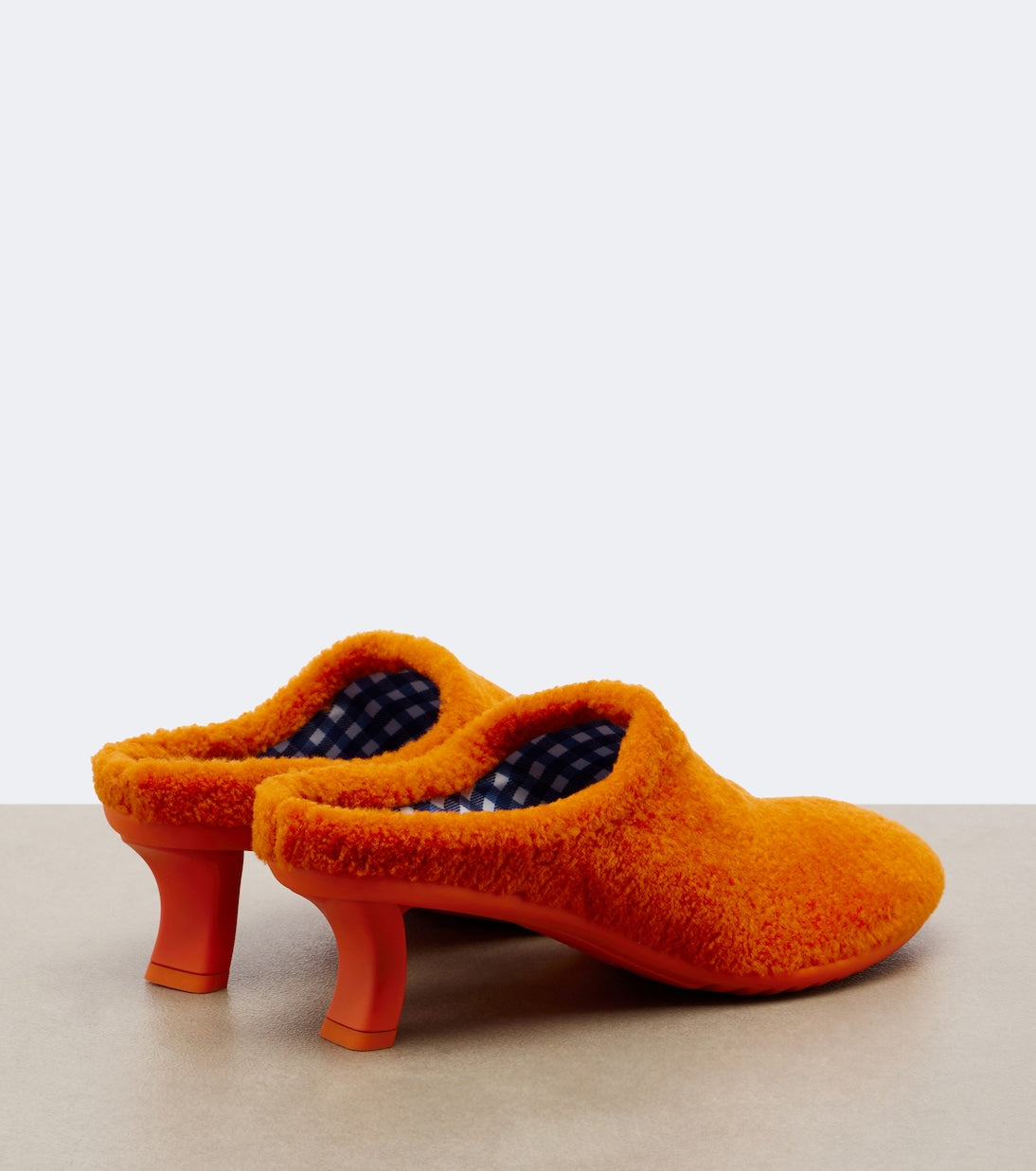 Loewe - Dive shearling mules