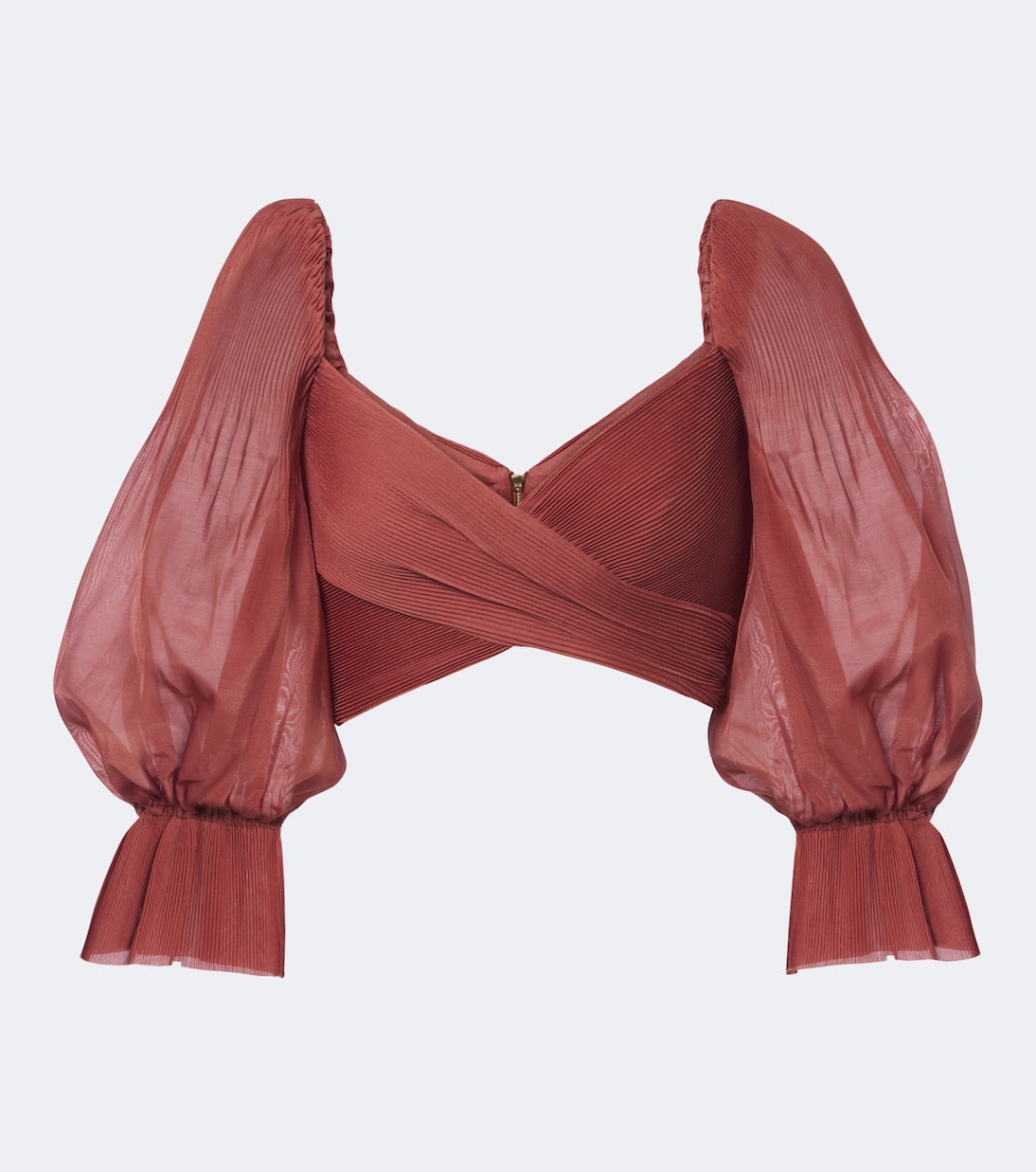 Zimmermann - Pleated crop top