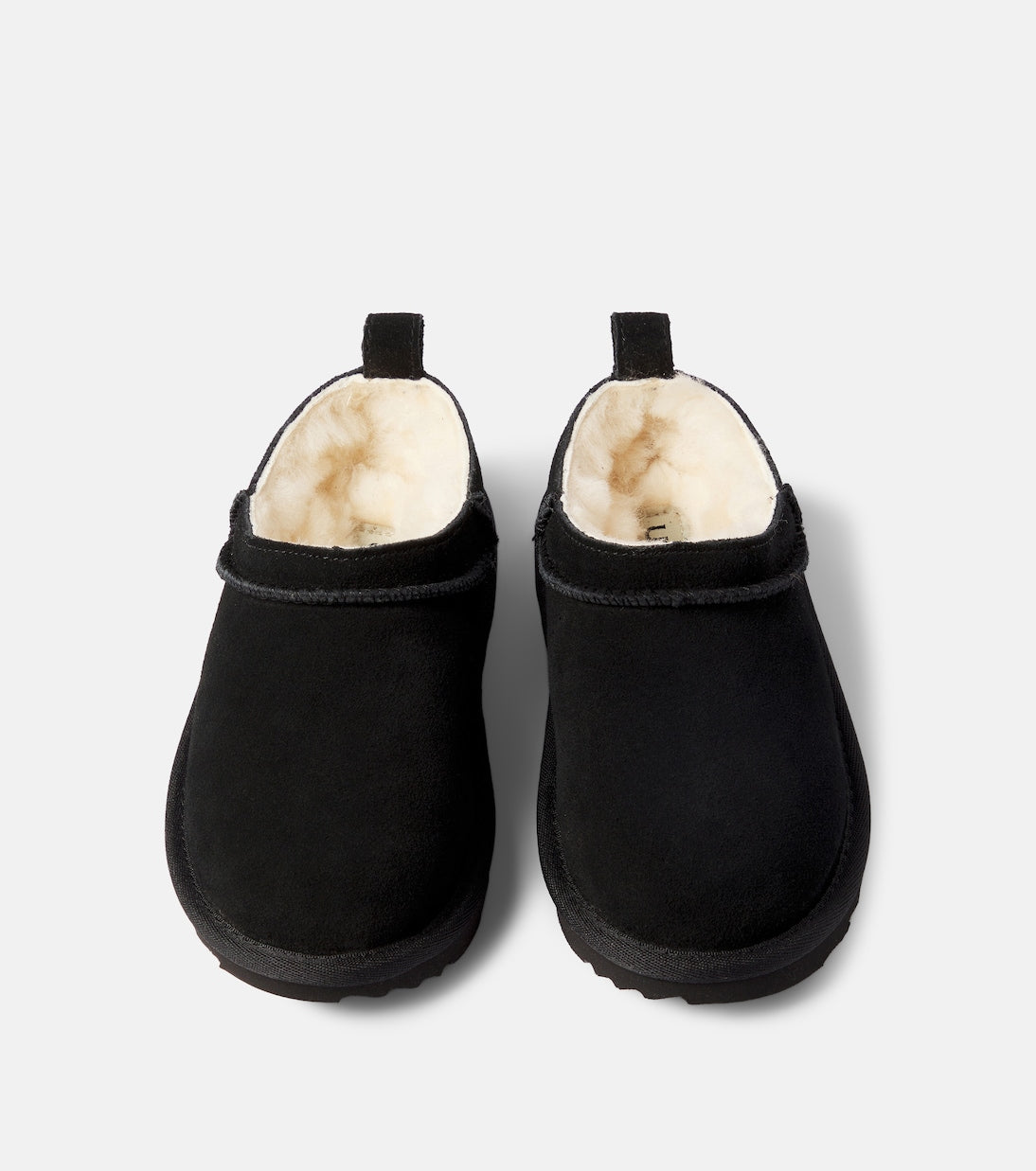 UGG Kids - Micro shearling-trimmed suede ankle boots
