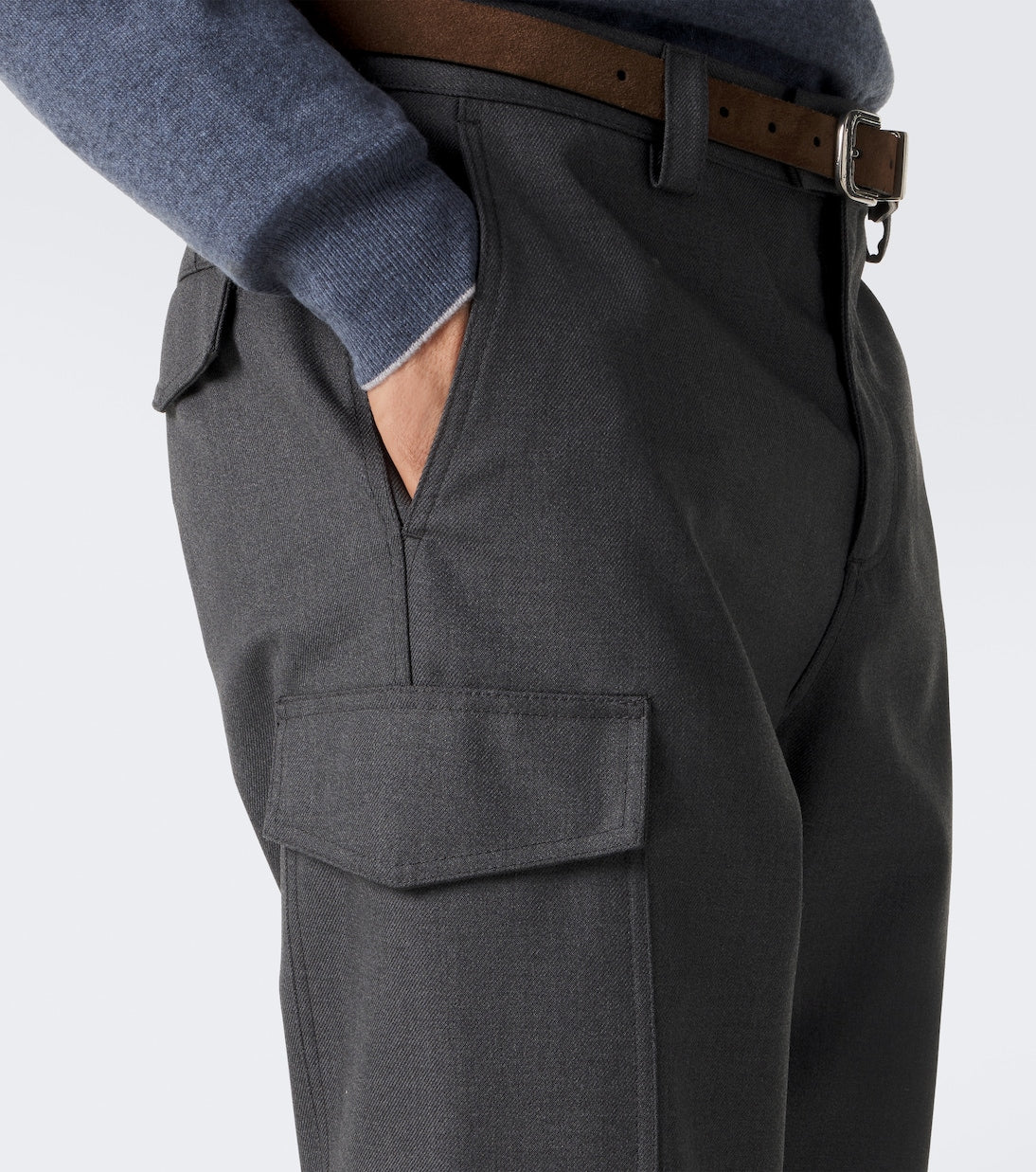 Brunello Cucinelli - Wool straight pants