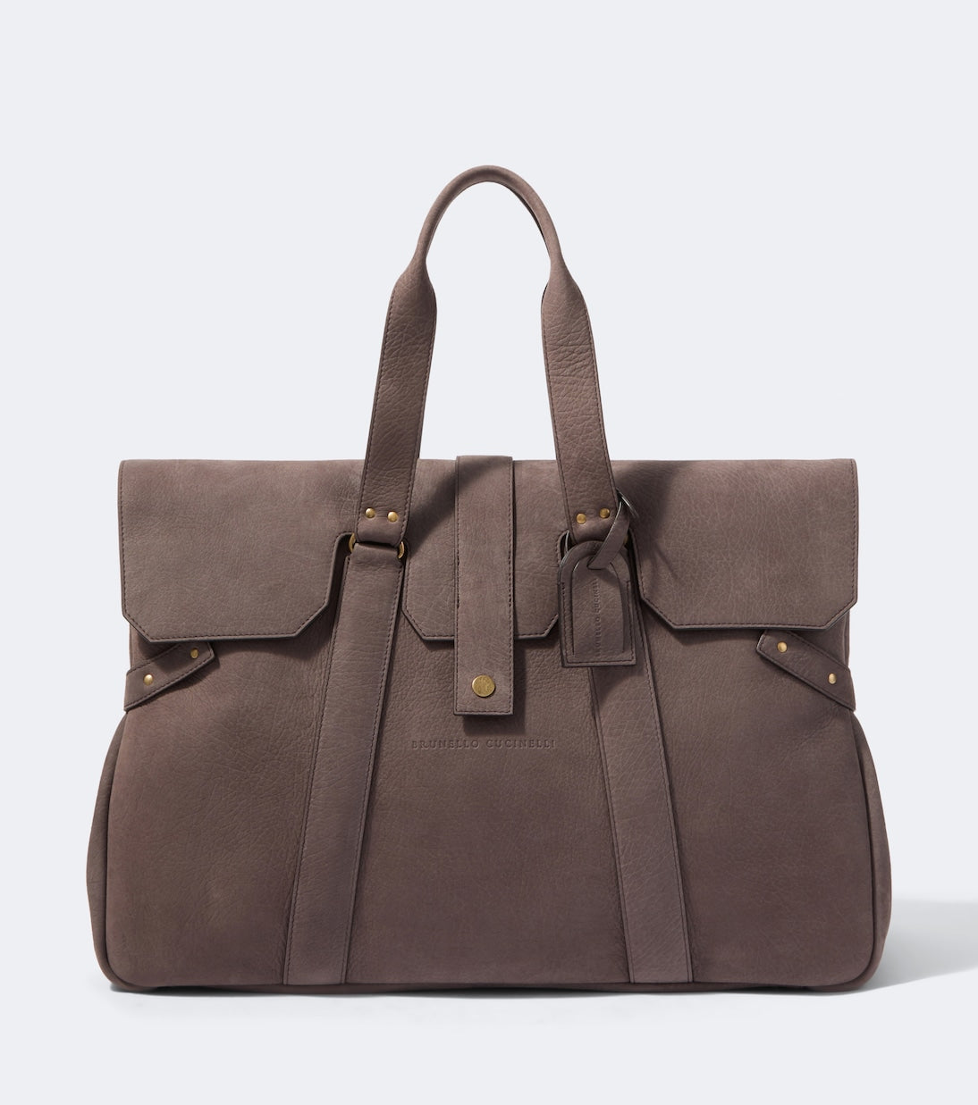 Brunello Cucinelli - Leather duffel bag