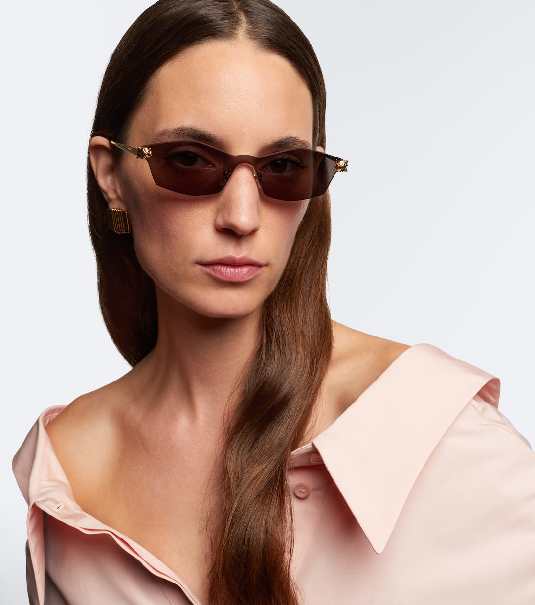 Cartier Eyewear Collection - Panthère De Cartier rectangular sunglasses