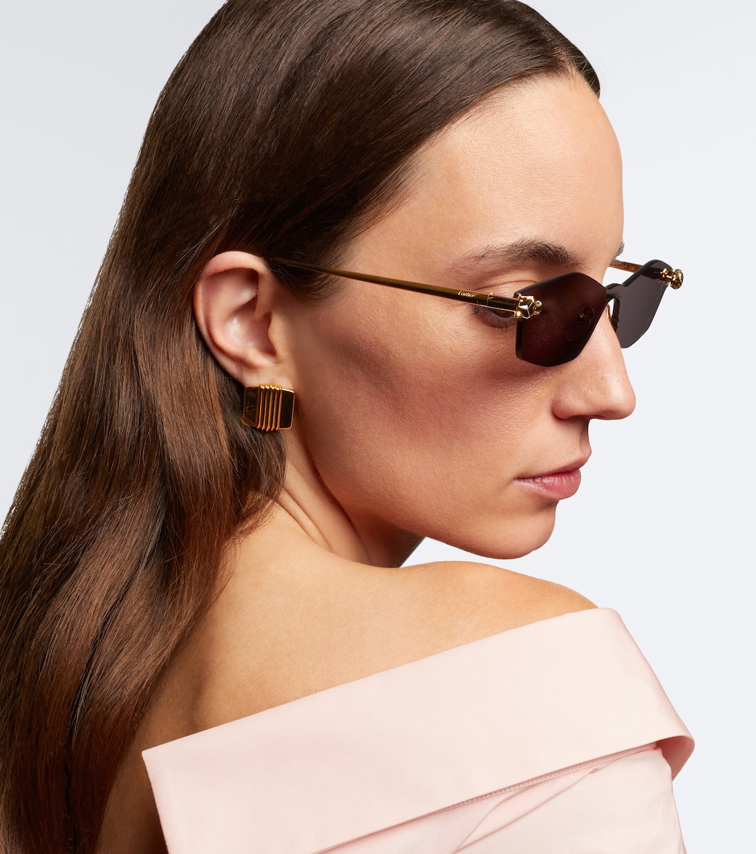 Cartier Eyewear Collection - Panthère De Cartier rectangular sunglasses