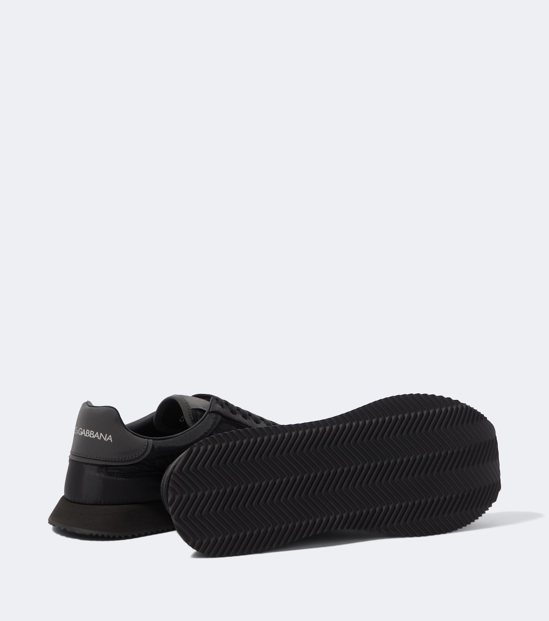 Dolce&Gabbana - DG leather-trimmed sneakers