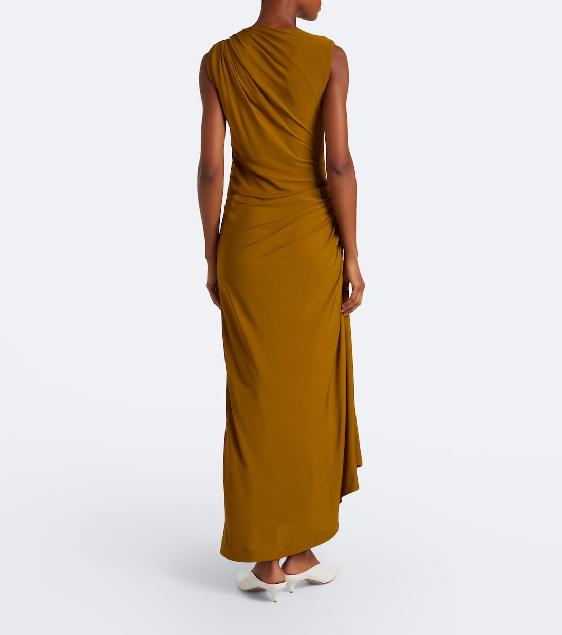 Bottega Veneta - Gathered jersey maxi dress
